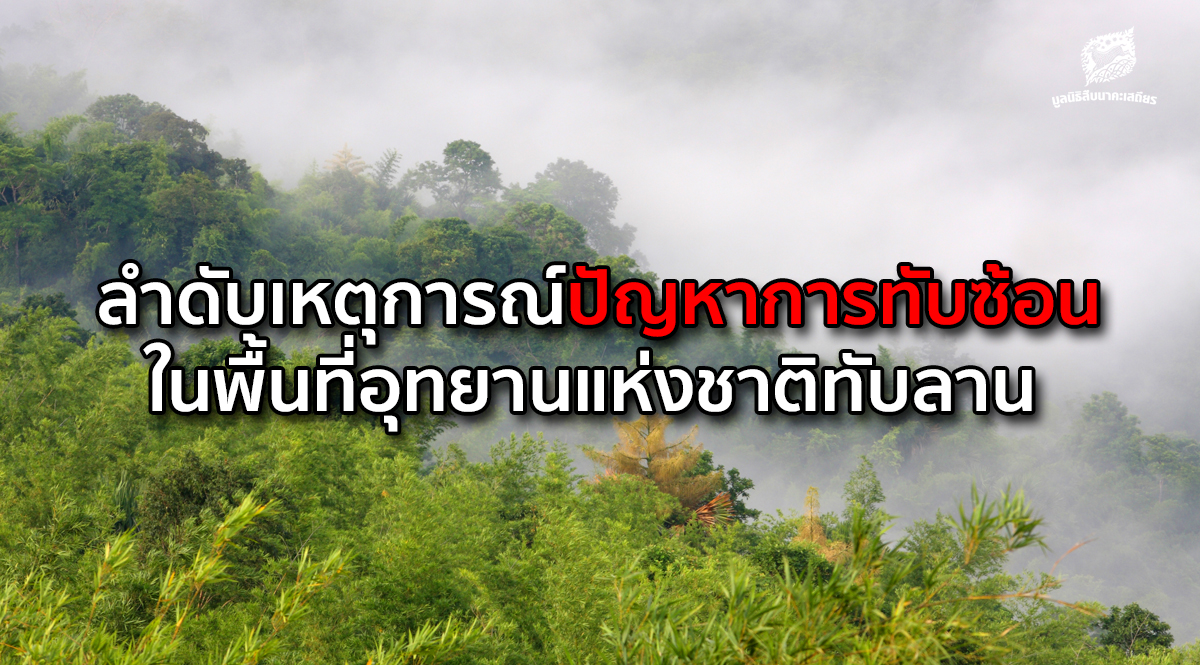 ลำดับเหตุการณ์ปัญหาการทับซ้อนในพื้นที่อุทยานแห่งชาติทับลาน 