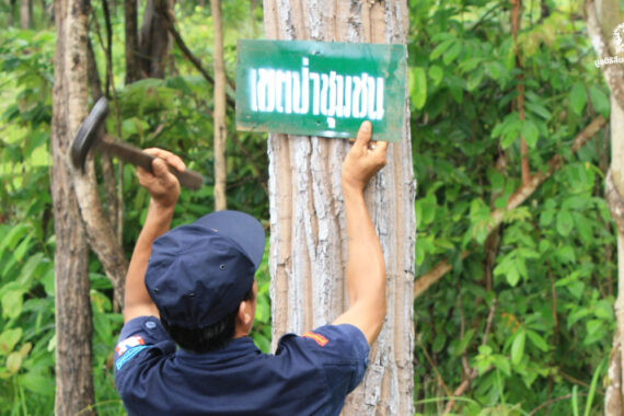 แนวทางการจัดการพื้นที่แนวกันชนป่าห้วยขาแข้งอย่างมีส่วนร่วม