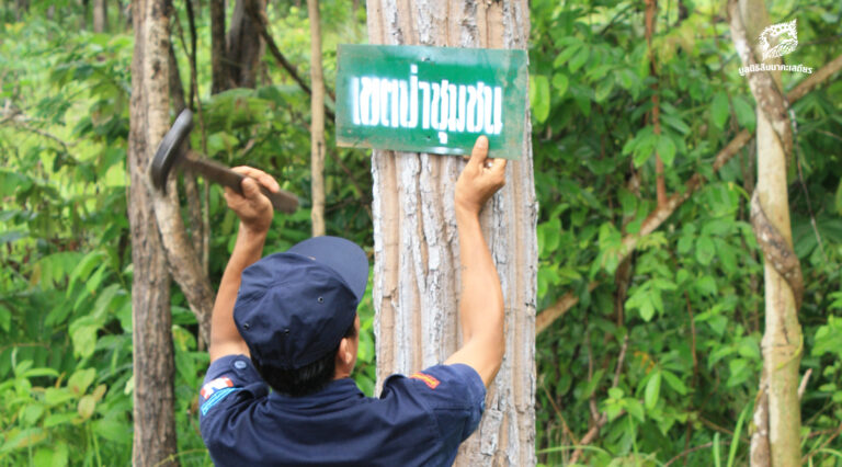 แนวทางการจัดการพื้นที่แนวกันชนป่าห้วยขาแข้งอย่างมีส่วนร่วม